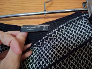 Falda Larga Zara Negra.