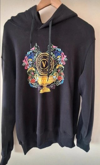 Sudadera Versace Jeans Couture Negra