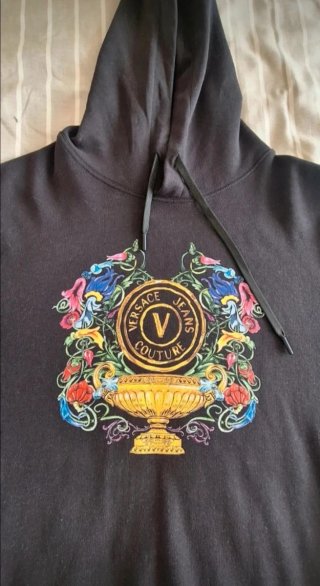 Sudadera Versace Jeans Couture Negra