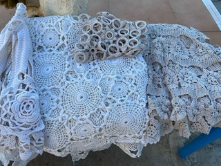Mantel Crochet Hecho a Mano