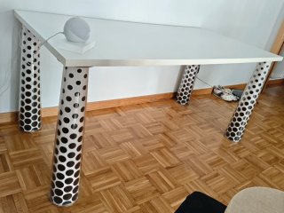 Mesa salón patas elefante