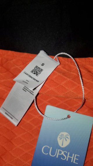 Conjunto Bikini Naranja Cupshe Nuevo