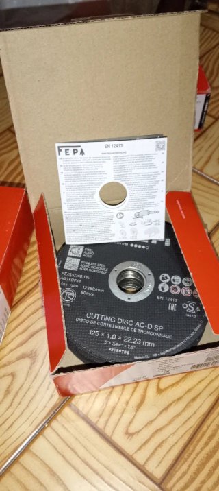 Pack 6 cajas discos de corte Hilti 125mm