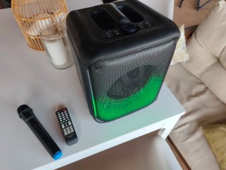 Altavoz Karaoke con Luces LED