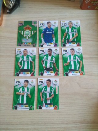 Lote cromos Adrenalyn Panini Real Betis