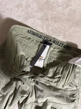 Pantaloni cargo Aeronautica Militare verde