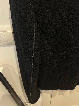 Chaqueta Zara Negra con Borrego