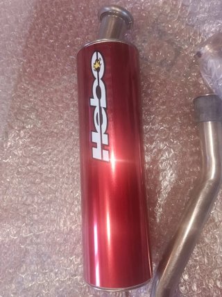 Tubo de escape HEBO Derbi Senda R