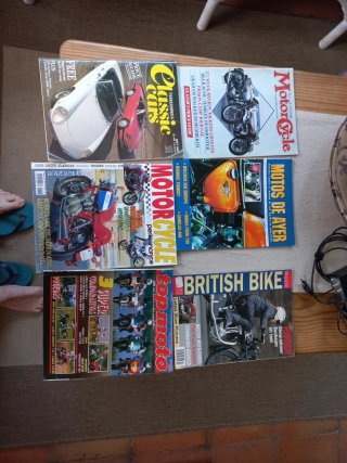 Revistas de Motos y Coches Clásicos