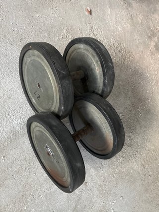 Pareja Mancuernas Hierro Fundido 21kg