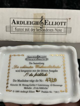 Caja musical Ardleigh & Elliott