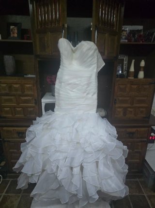 Vestido de Novia Blanco Estilo Sirena