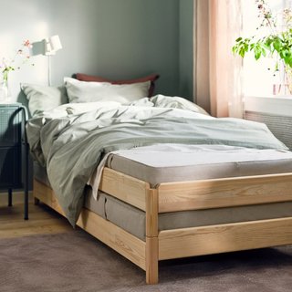 VANNAREID IKEA Colchón de Muelles Ensacados 80x200