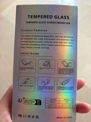 Protettore in vetro temperato per iPhone 11 Pro 9H