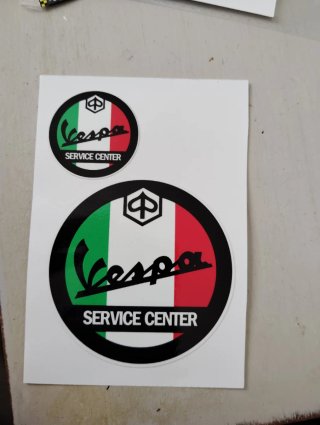 Pegatinas Vespa - Abeja y Bandera Italiana