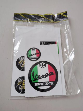 Pegatinas Vespa - Abeja y Bandera Italiana