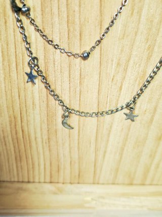 Conjunto Plata: Collar, Pendientes y Anillo