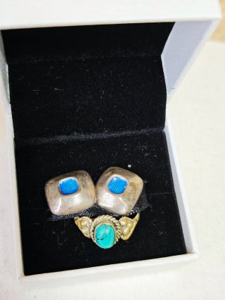 Conjunto Plata: Collar, Pendientes y Anillo