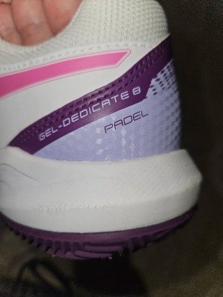 Deportivas Asics Blancas y Fucsia 37,5
