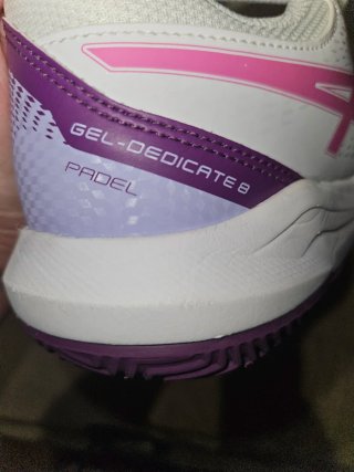 Deportivas Asics Blancas y Fucsia 37,5
