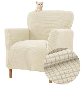 Funda para sillón color beige