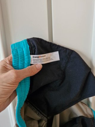 Pantaloni da escursionismo Trango beige/blu