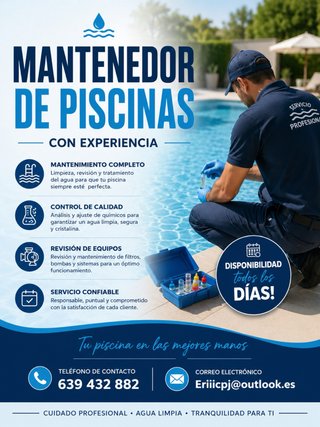Servicio de Mantenimiento de Piscinas