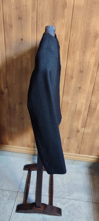 BLAZER MUJER MANGO NEGRO CREMALLERA ASIMETRICA