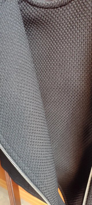 BLAZER MUJER MANGO NEGRO CREMALLERA ASIMETRICA