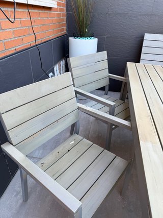 Mesa y 6 Sillas Exterior