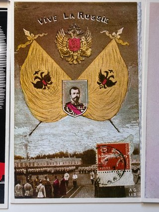 7 Postales Vintage Rusia URSS Zarista Lenin