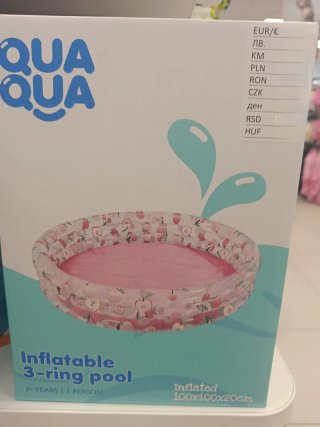 Piscina hinchable QUA QUA 3 anillos