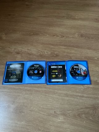 PS4 Call of Duty WWII y Rainbow Six Siege