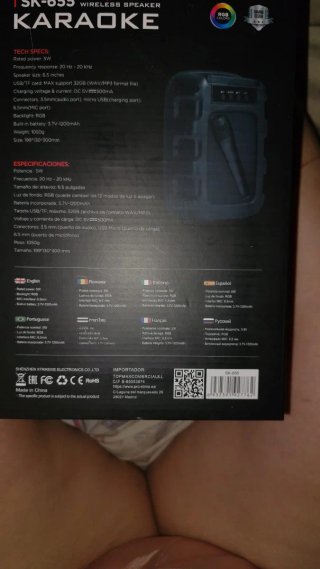 Altavoz Xtrike Me SK-655 Karaoke RGB