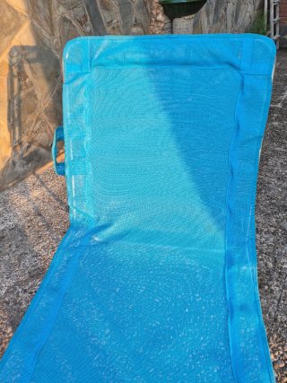 Hamaca plegable azul
