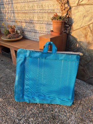 Hamaca plegable azul