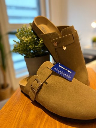 Birkenstock Boston Taupe Talla 45