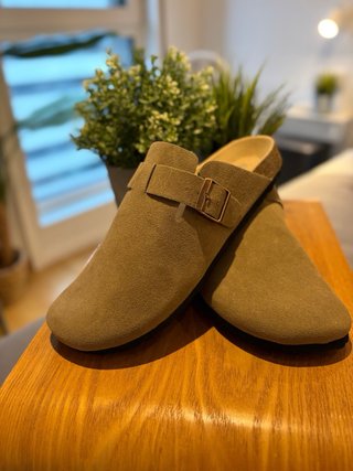 Birkenstock Boston Taupe Talla 45