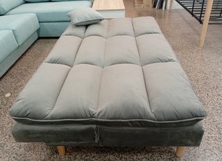 Sofá Cama Confort, Gris Oscuro, Cómodo. ¡Oferta!