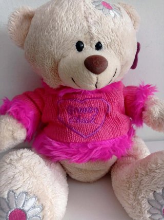 Juguete osita de peluche marca Posh Paws de 27 cm