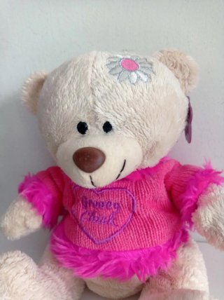 Juguete osita de peluche marca Posh Paws de 27 cm
