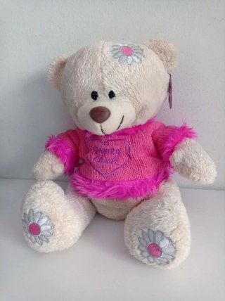 Juguete osita de peluche marca Posh Paws de 27 cm