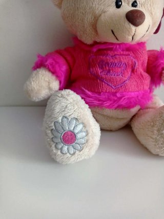 Juguete osita de peluche marca Posh Paws de 27 cm