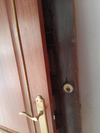 Hojas de puerta madera maciza 7 en total