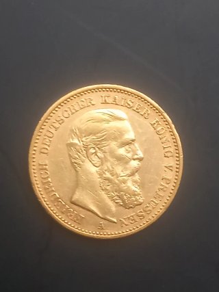Moneda de Oro Kaiser de Prusia