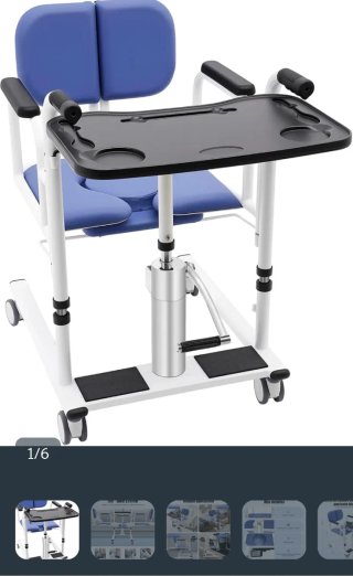 Silla transferencia con WC uso ducha