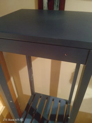 Estantería de madera azul hemmes ikea