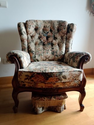 Sofá 3 plazas + 2 sillones tapizados