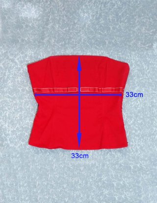 Top fiesta H&M rojo talla 34
