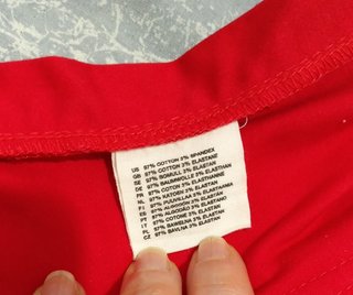 Top fiesta H&M rojo talla 34